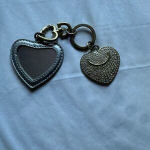 Vintage juicy couture heart key chain charm